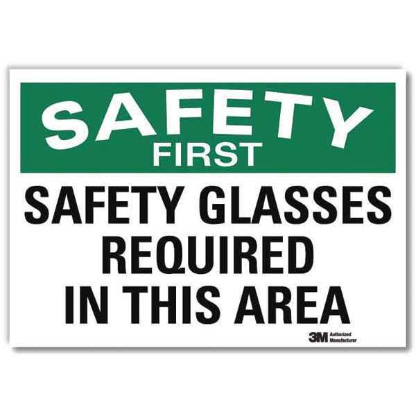 Safety Decal, Reflective Vinyl, 7inHx10inW, U7-1241-RD_10X7