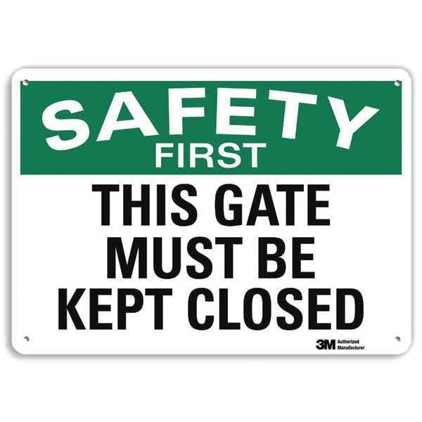 Safety First Sign, 10