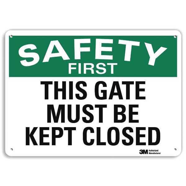 Safety First Sign, 14