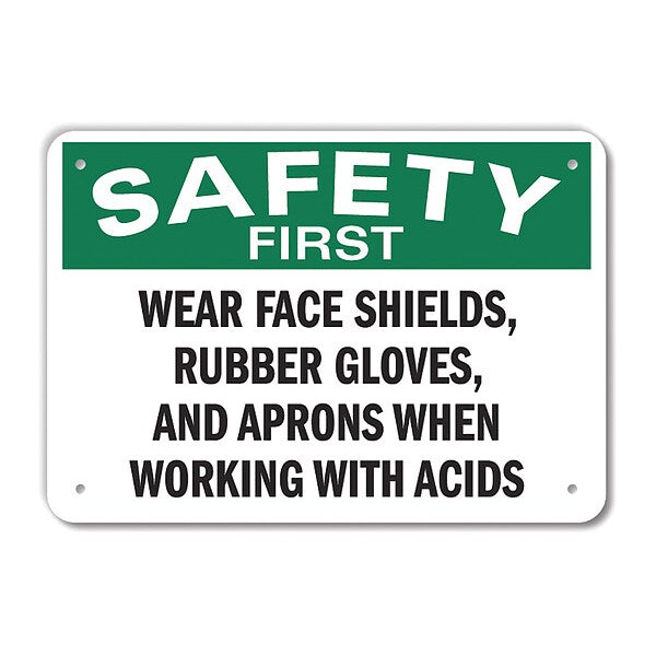 Safety First Sign, 10