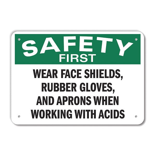 Plastic Safety Sign, 10