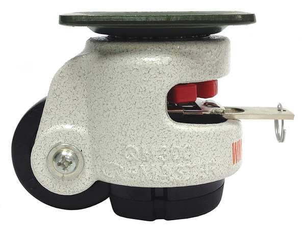 Leveling Caster, Nylon, 2 in., 374 lb.