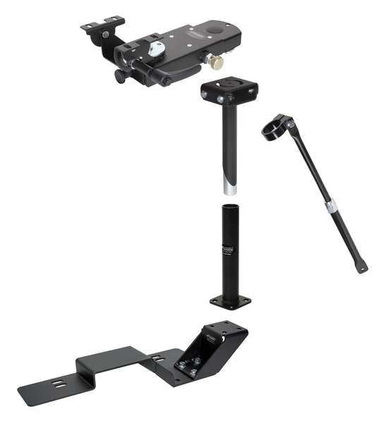 Computer Mount Kit, Black, Ford F150