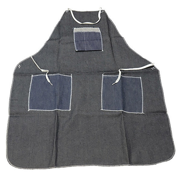 Bib Apron, 36inLx36inW, 3 Pockets, 12 mil