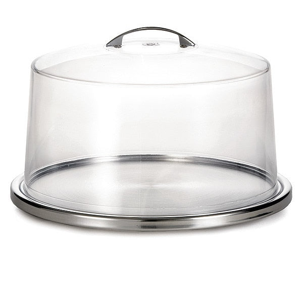 Cake Plate/Cover St-Ps Cvr, SS Base, 13