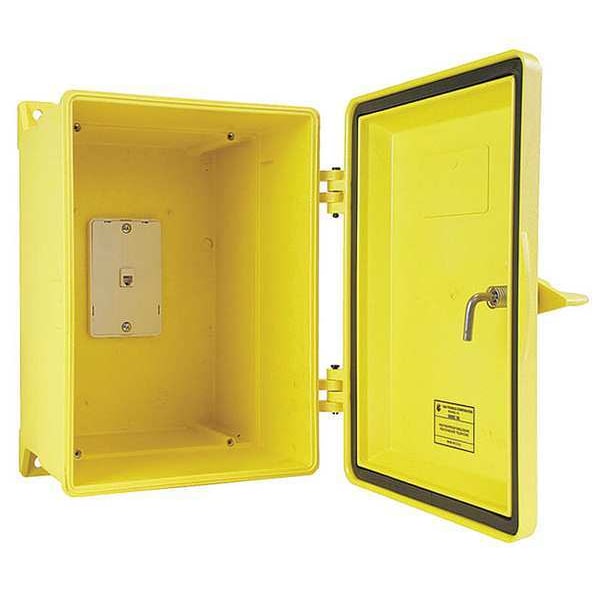 Weatherproof Phone Enclosure, Yellow