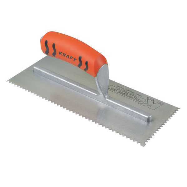 Trowel, V-Notch, 11in. L x 4-1/2in. W
