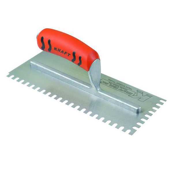 Trowel, U-Notch, 11in. L x 4-1/2in. W