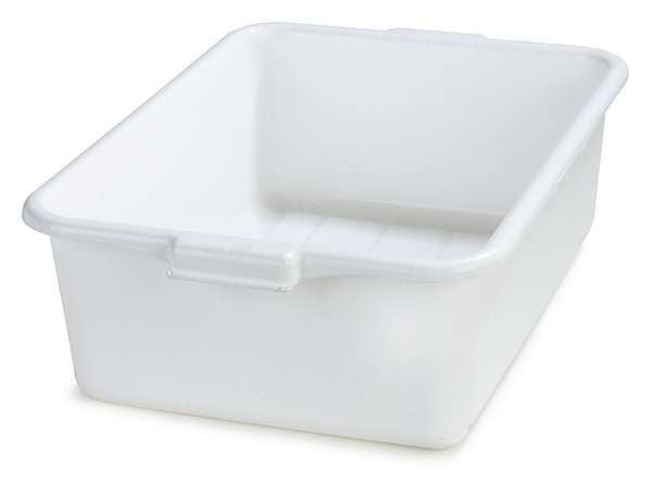 Tote Box, White, Polyethylene