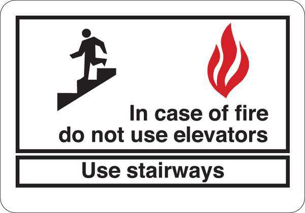Office and Facility Sign, 14 in Height, 10 in Width, Vinyl, English