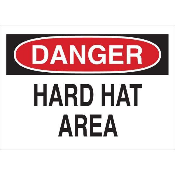 Danger Sign, 10 in Height, 14 in Width, Vinyl, English