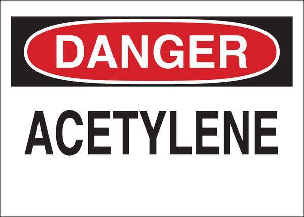 Danger Sign, 7 in H, 10 in W, English, 35FX70