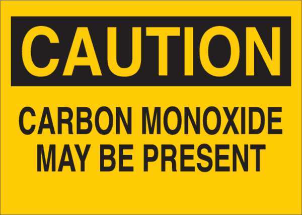 Caution Sign, 10 in Height, 14 in Width, Plastic, English