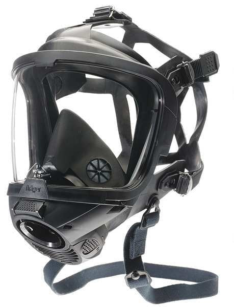 Full Face Respirator, EPDM Rubber, 9 pt.