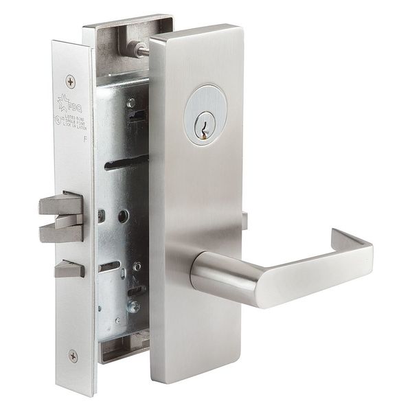 Mortise Lockset, Lever, MR, MR Escutcheon, Class, Mech.