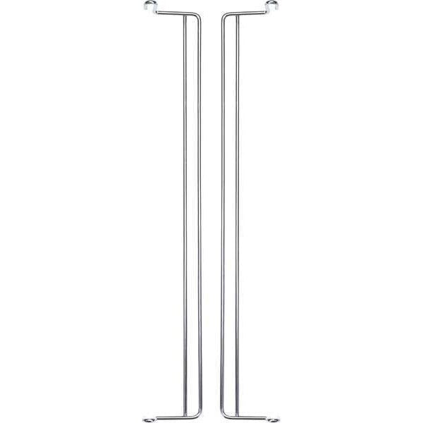 Silver Steel Stacking Bracket, 1 PR