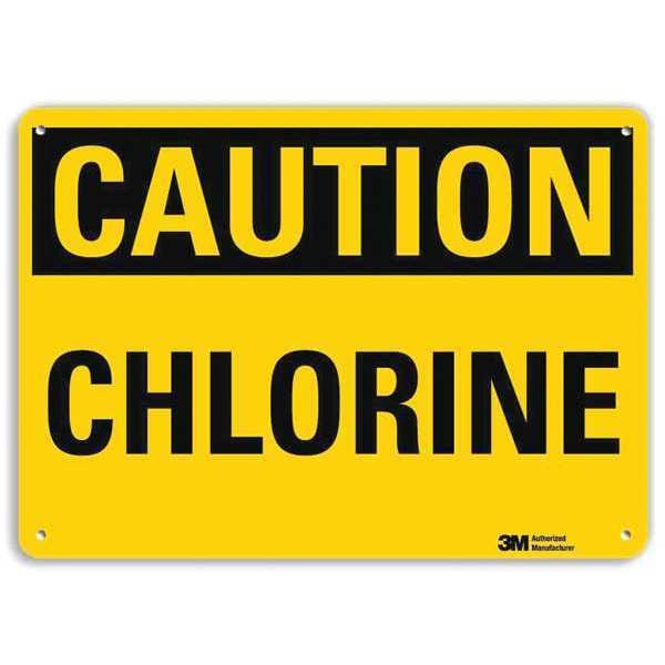 Caution Sign, 10 in H, 14 in W, Horizontal Rectangle, English, U4-1122-NA_14x10
