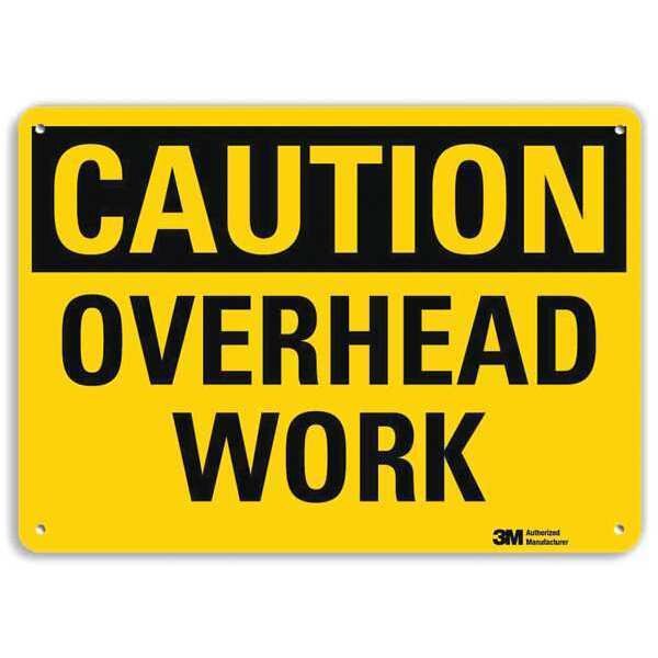 Safety Sign, 10 in Height, 14 in Width, Aluminum, Horizontal Rectangle, English, U4-1580-RA_14X10