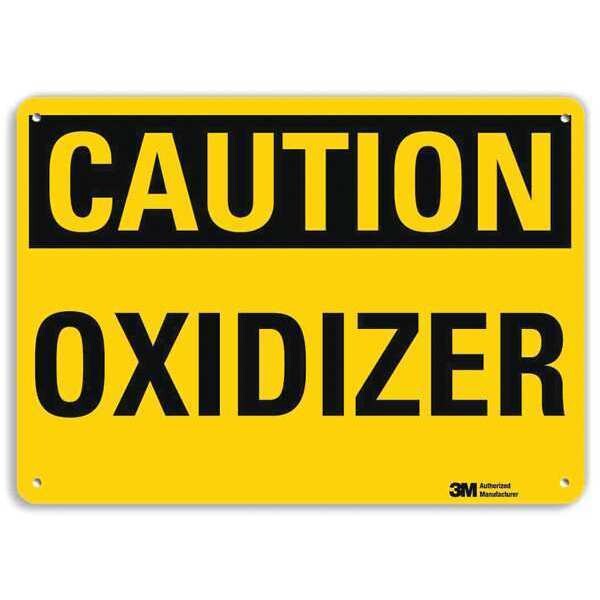 Safety Sign, 10 in Height, 14 in Width, Aluminum, Horizontal Rectangle, English, U4-1581-RA_14X10