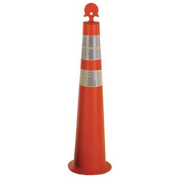 Channelizer Cone with Collar, 36inH, Ornge