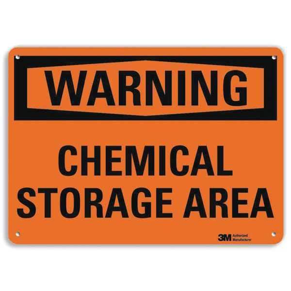 Warning Sign, 10 in H, 14 in W, Horizontal Rectangle, English, U6-1041-RA_14X10