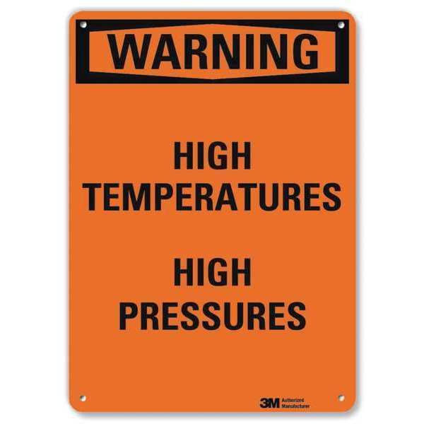 Danger Sign, 10 in H, 7 in W, Aluminum, Vertical Rectangle, English, U6-1118-NA_7x10