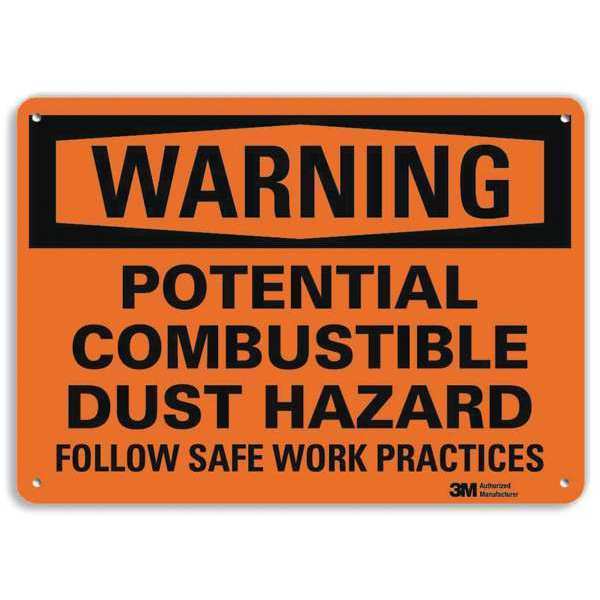 Warning Sign, 10 in H, 14 in W, Vertical Rectangle, English, U6-1199-RA_14X10