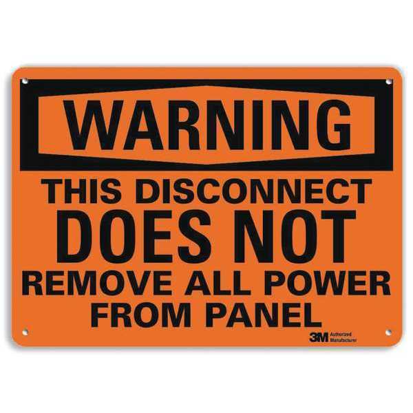 Danger Sign, 10 in Height, 14 in Width, Aluminum, Vertical Rectangle, English