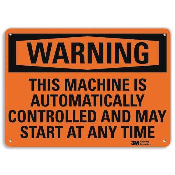 Security Sign, 7 in Height, 10 in Width, Plastic, Vertical Rectangle, English