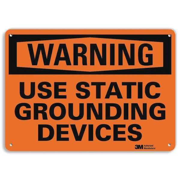 Danger Sign, 10 in Height, 14 in Width, Aluminum, Vertical Rectangle, English