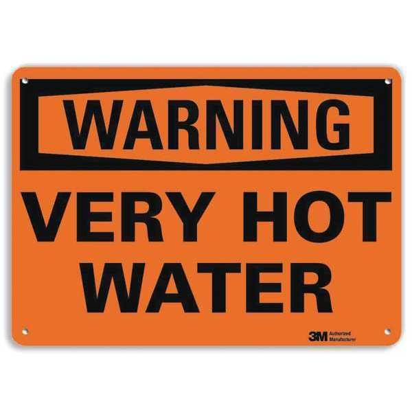 Danger Sign, 10 in H, 14 in W, Aluminum, Vertical Rectangle, English, U6-1264-RA_14X10