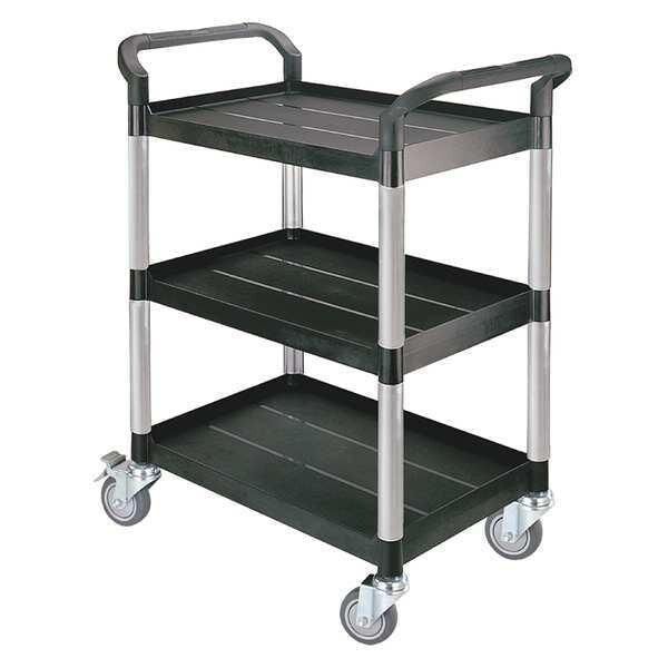 Polypropylene/Fiber Glass (Shelf)/Aluminum (Leg) (2) Raised, 3 Shelves, 300 lb
