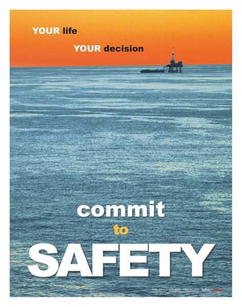 Safety Poster, Commit To Safety, ENG