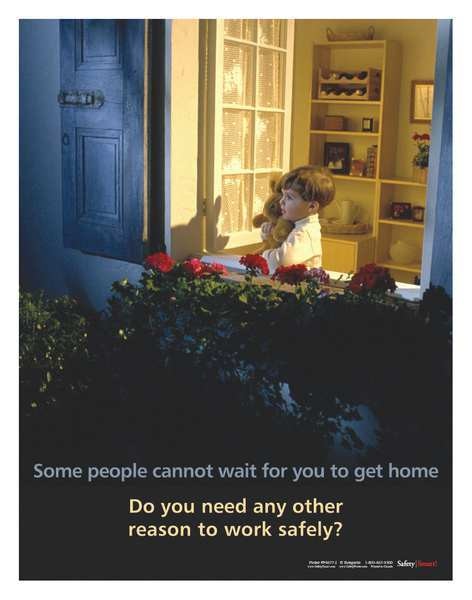 Safety Poster, Some People Cannot Wait, EN