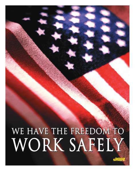 Safety Poster, We Have The Freedom, ENG