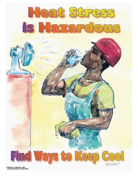 Safety Pstr, Heat Stress Is Hazardous, ENG