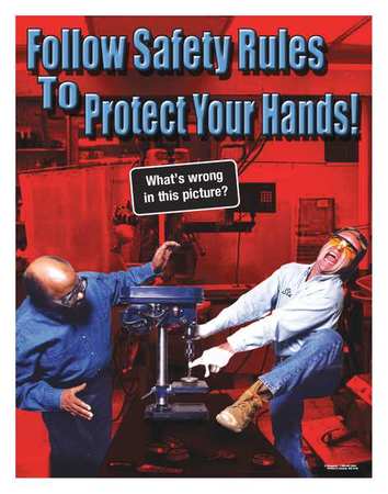 Safety Poster, Follow Safety Rules, ENG