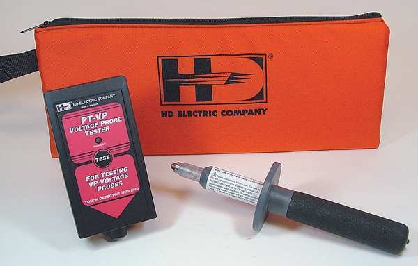 Voltage Probe Kit, 5 to 600V AC, 16 in Length, LED Indication