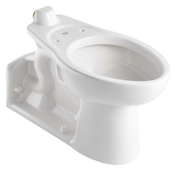 Toilet Bowl, 1.1/1.6 gpf, Flush Valve, Floor Mount, Elongated, White