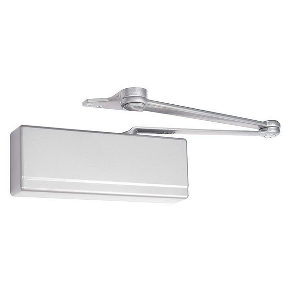 Manual Hydraulic Sargent 281 Door Closer Heavy Duty Interior and Exterior, Silver
