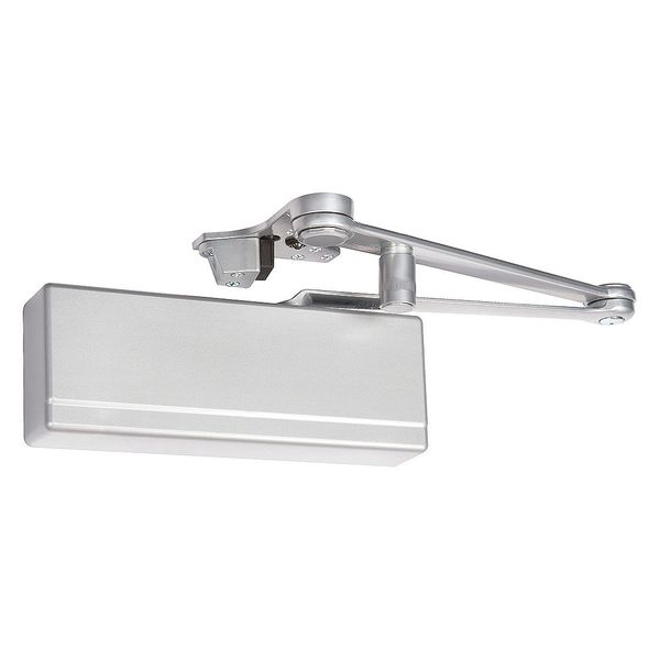 Manual Hydraulic Sargent 281 Door Closer Heavy Duty Interior and Exterior, Silver