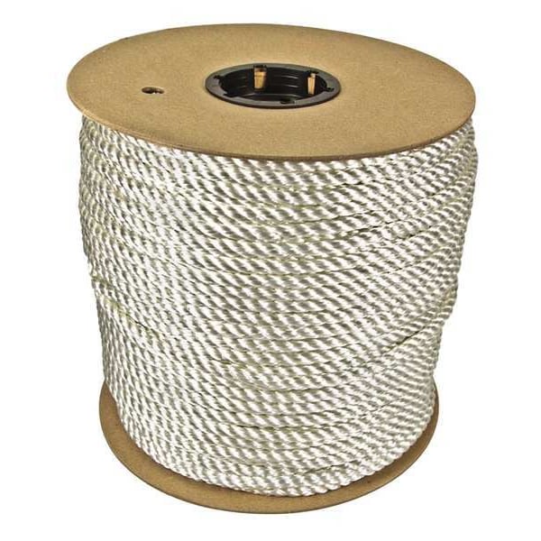 Rope, Nylon, 3/8in Dia, 600 ft., 379lb.