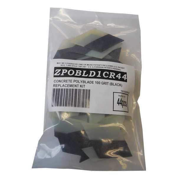 Polishing Replacement Kit, 6in, Black, PK44