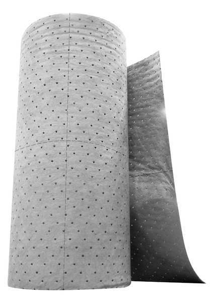 Sorbents, 52 gal. Oil Absorbed, Gray, Polypropylene