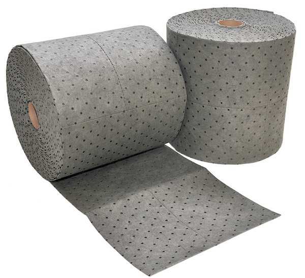 Sorbents, 42 gal/pk, Universal Absorbed, Gray, Polypropylene, 2 PK