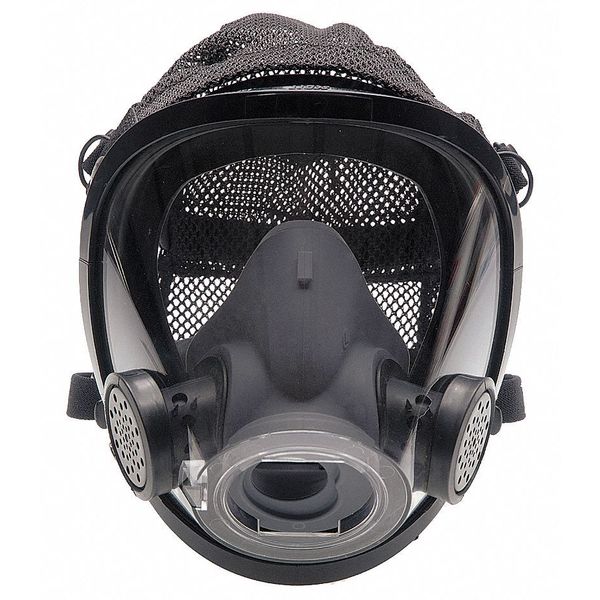 Full-Facepiece Respirator, Poly Headnet, S
