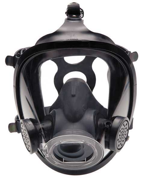 Full-Facepiece Respirator, Rubber, M