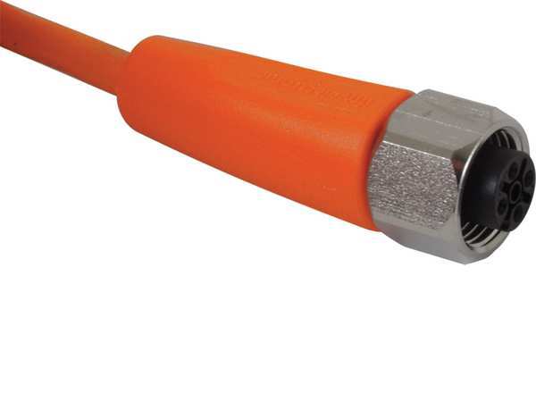 Cordset, 5 Pin, Receptacle, Female