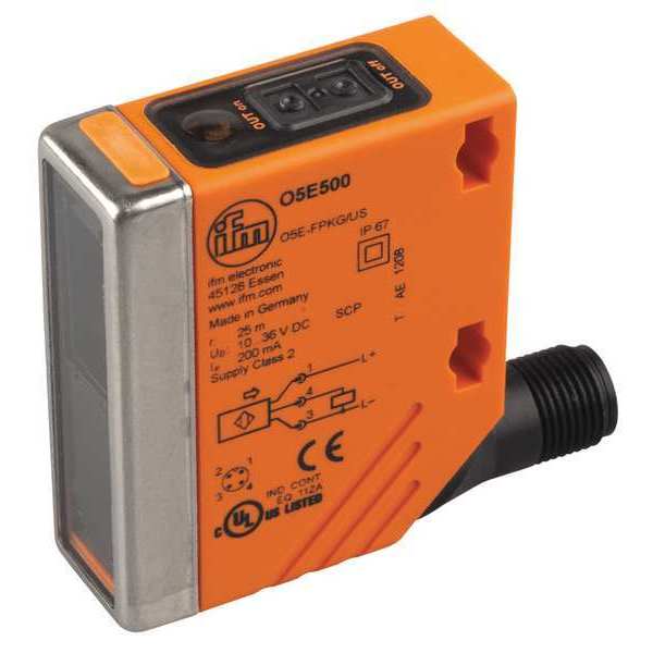 Photoelectric Sensor, Rectangular, Diffuse