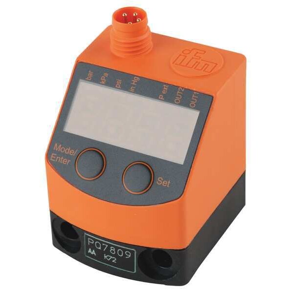 Compound Digital Pressure Switch, (2) SPST, -14.5 psi Vac  to 14.5 psi